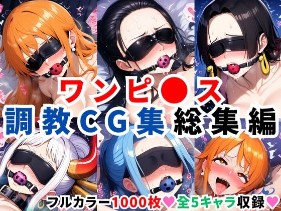 【ワンピース】ワンピ●ス調教CG集総集編【1000枚 全5キャラ/ナミ/ロビン/ハンコック/ヤマト/ビビ】