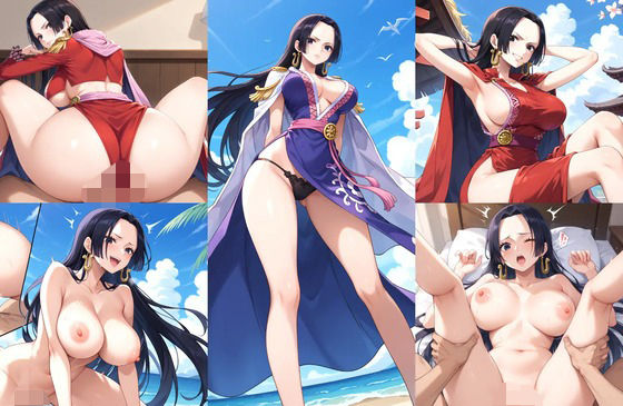 【ボア・ハンコックエロ画像】ワンピースに登場する蛇姫様のエッチ度増し増し画像集