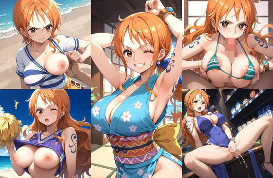 【ナミエロ画像】ワンピースに登場する人気女海賊さんのエロ画像集_part2